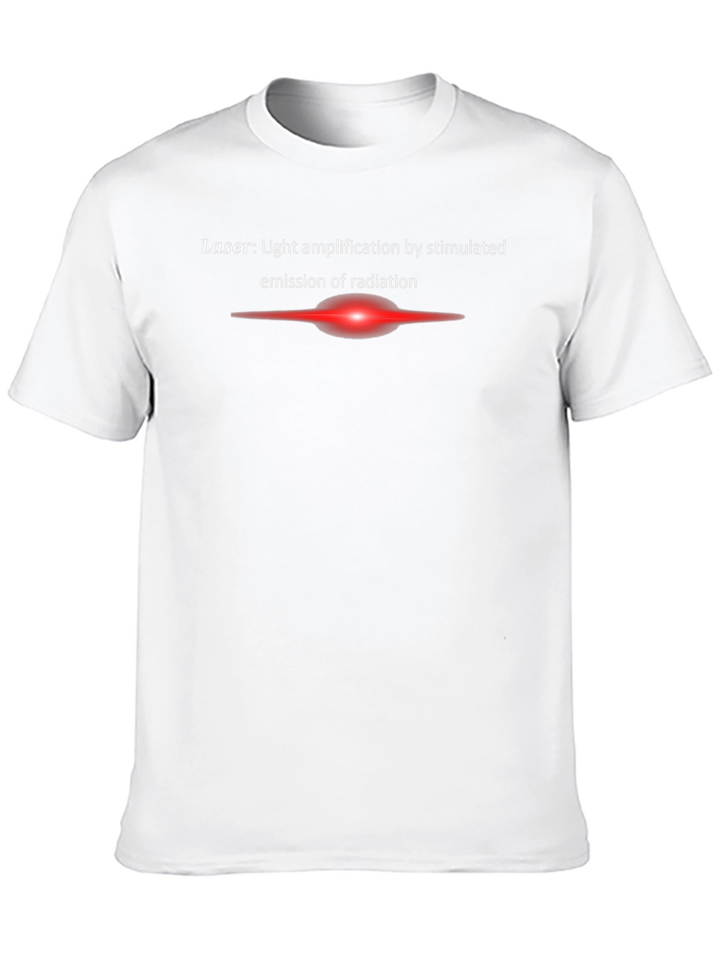Laser Definition Black T-Shirt - Science Tee