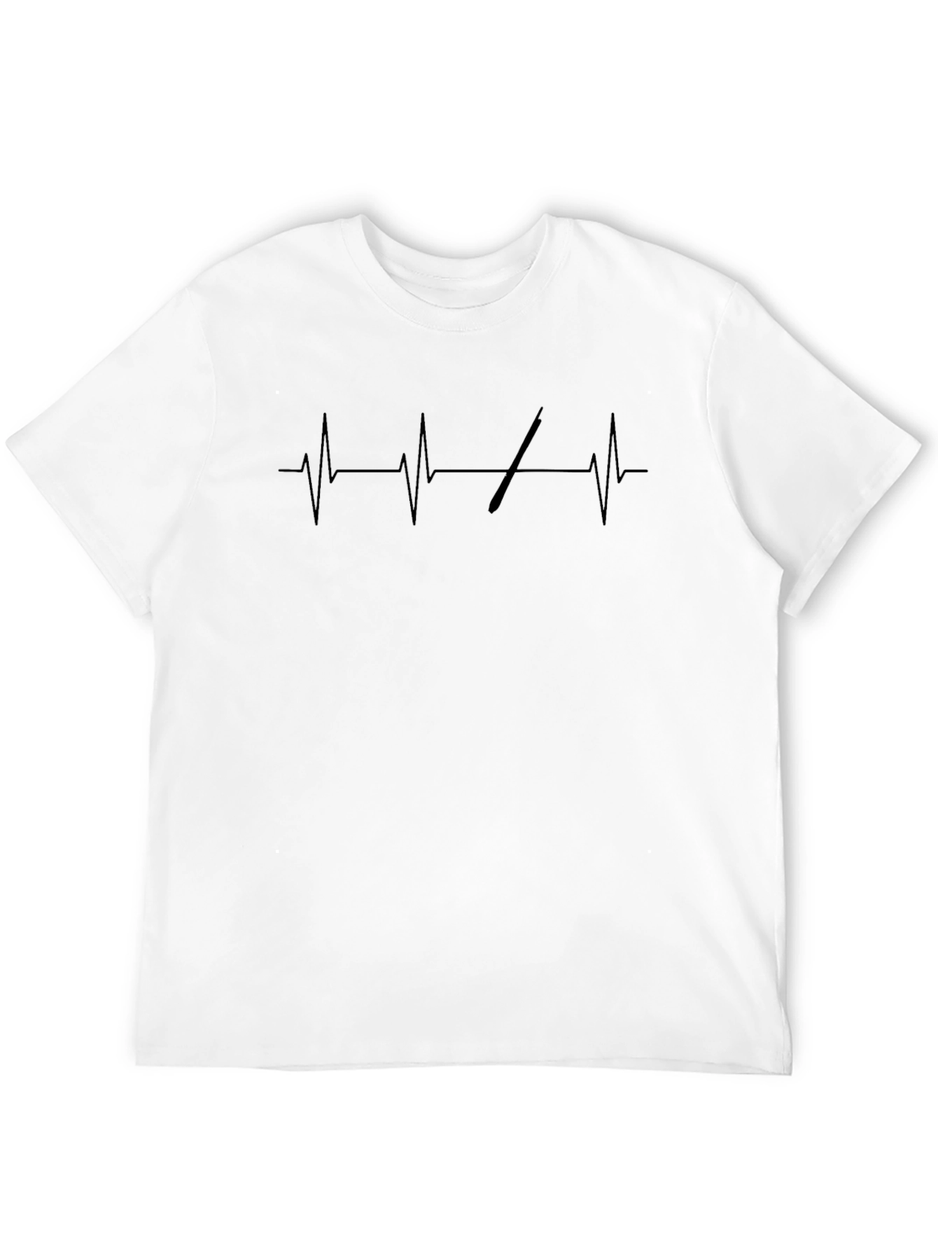 Drummer Heartbeat T-Shirt - Music Lover Tee