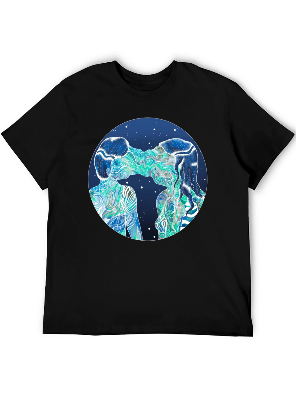 Abstract Lovers Graphic T-Shirt