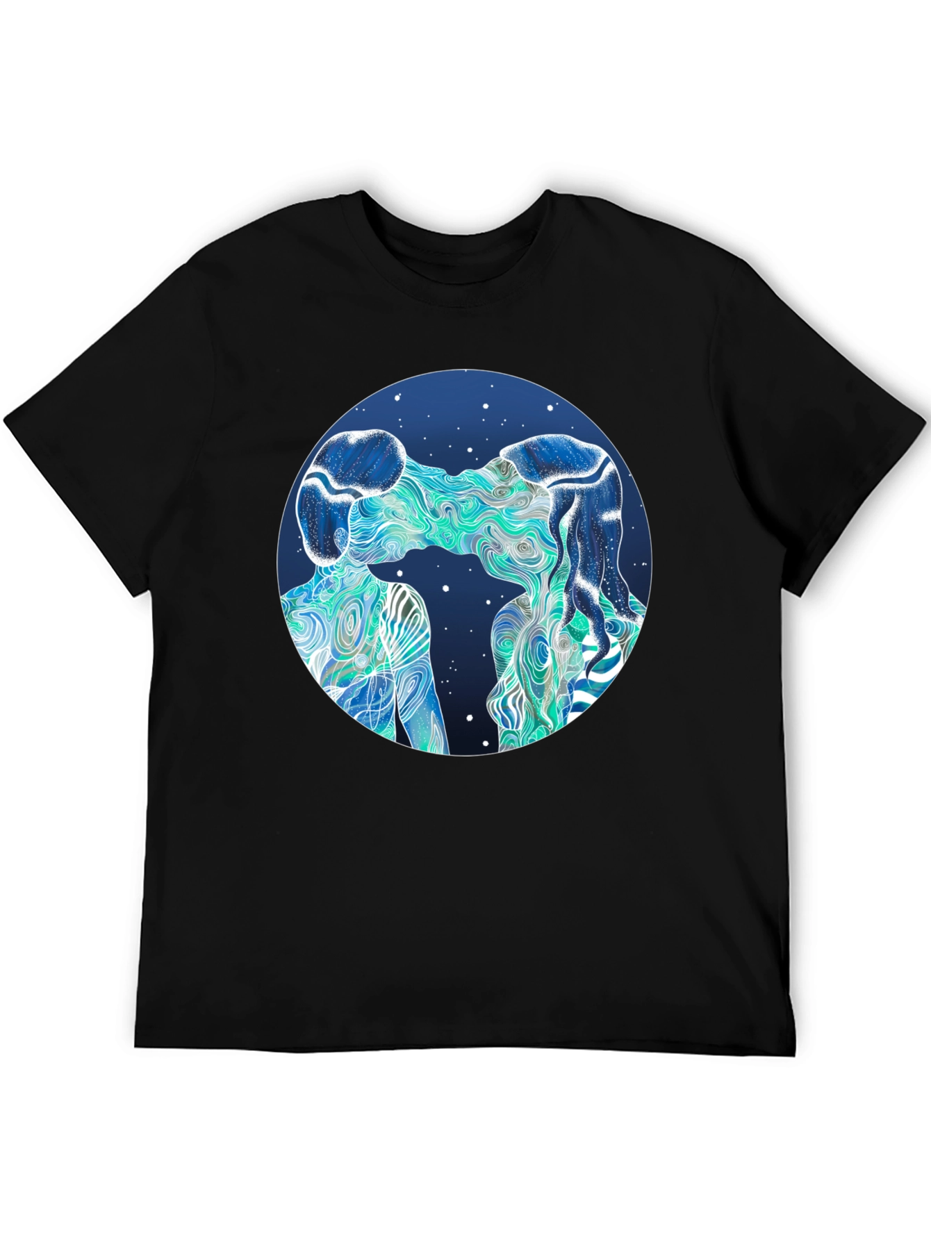 Abstract Lovers Graphic T-Shirt