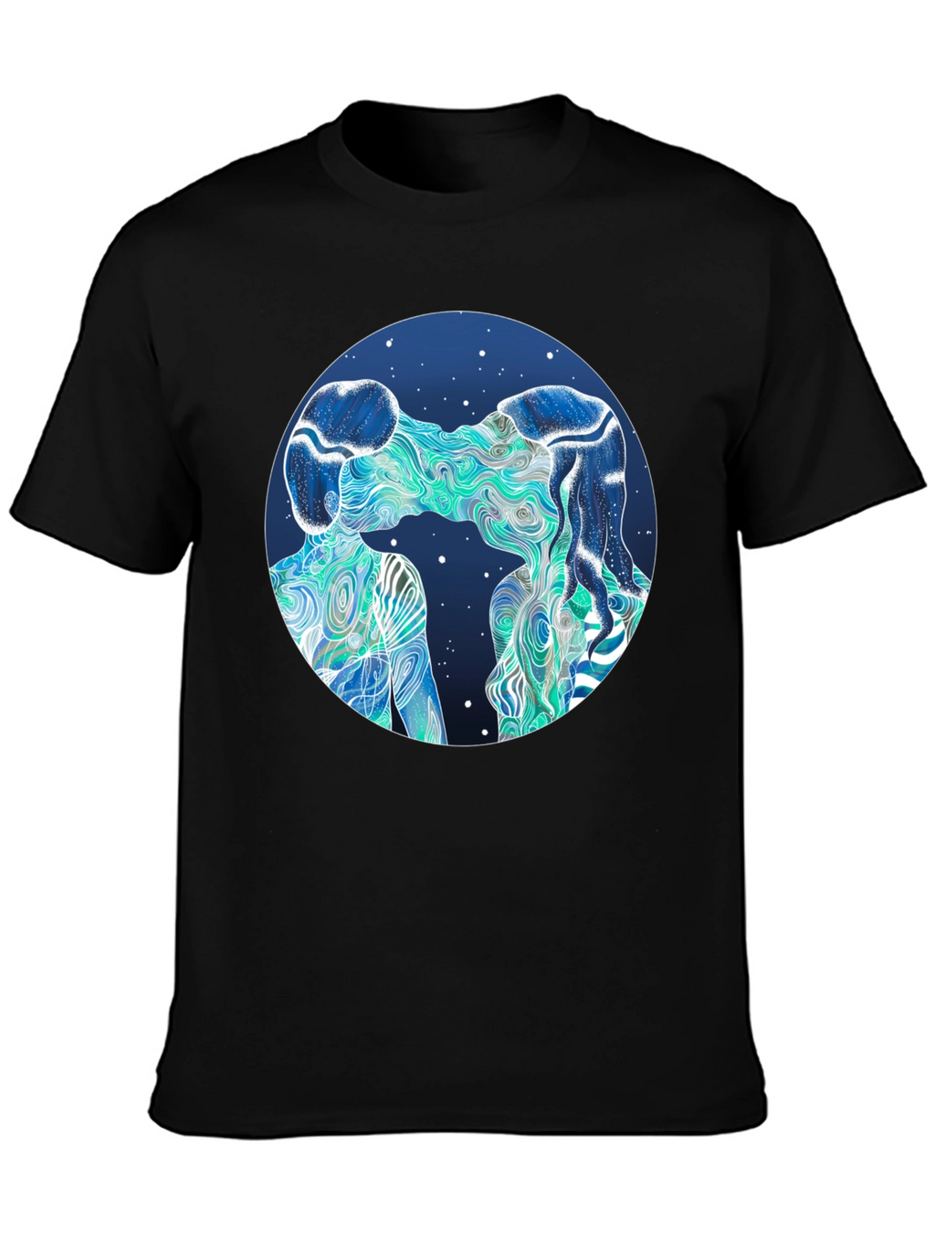 Abstract Lovers Graphic T-Shirt