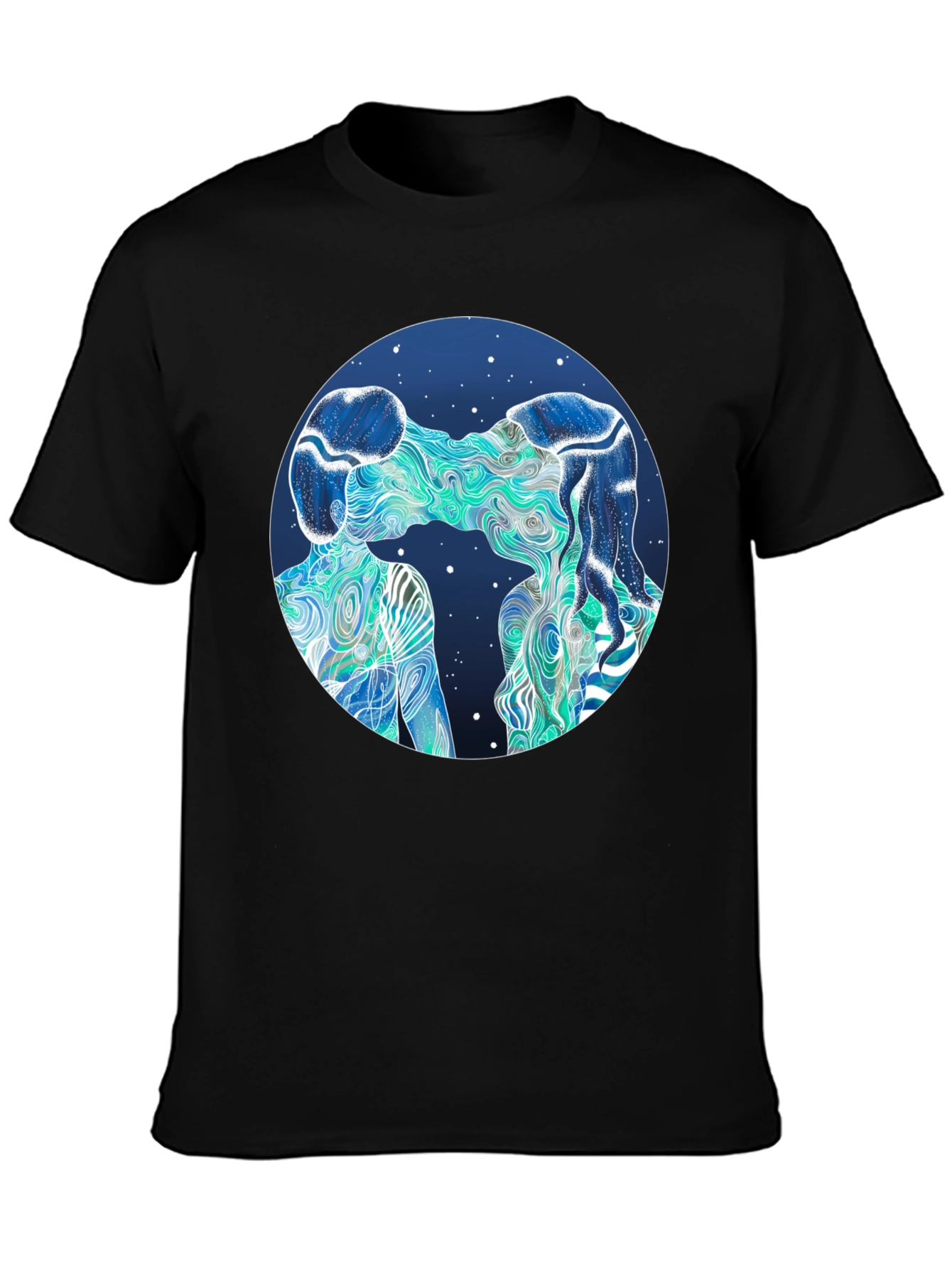 Abstract Lovers Graphic T-Shirt