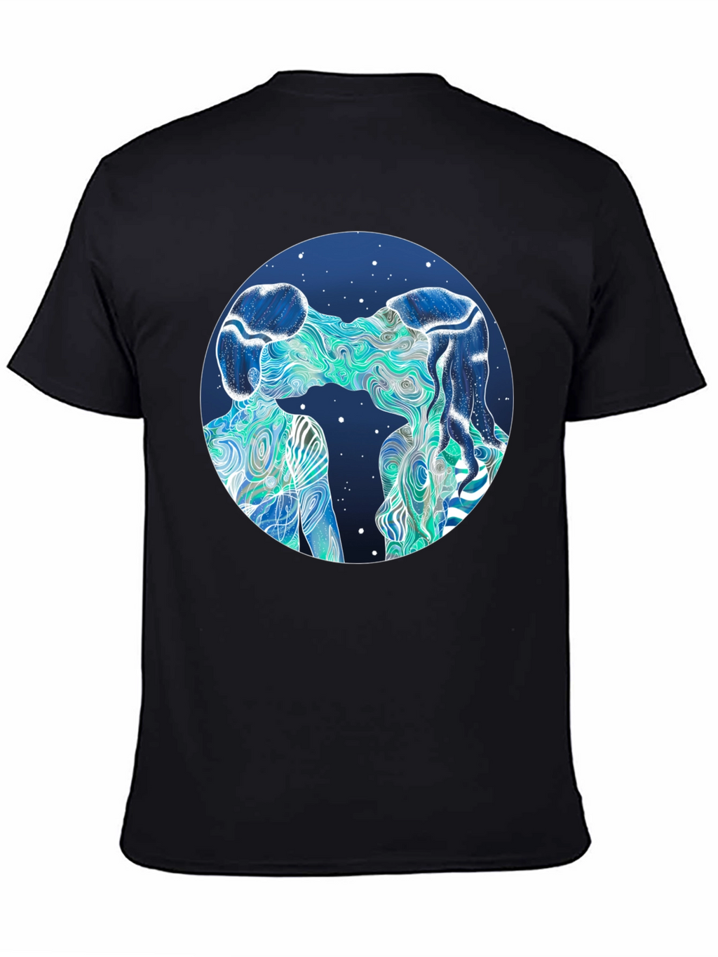 Abstract Lovers Graphic T-Shirt