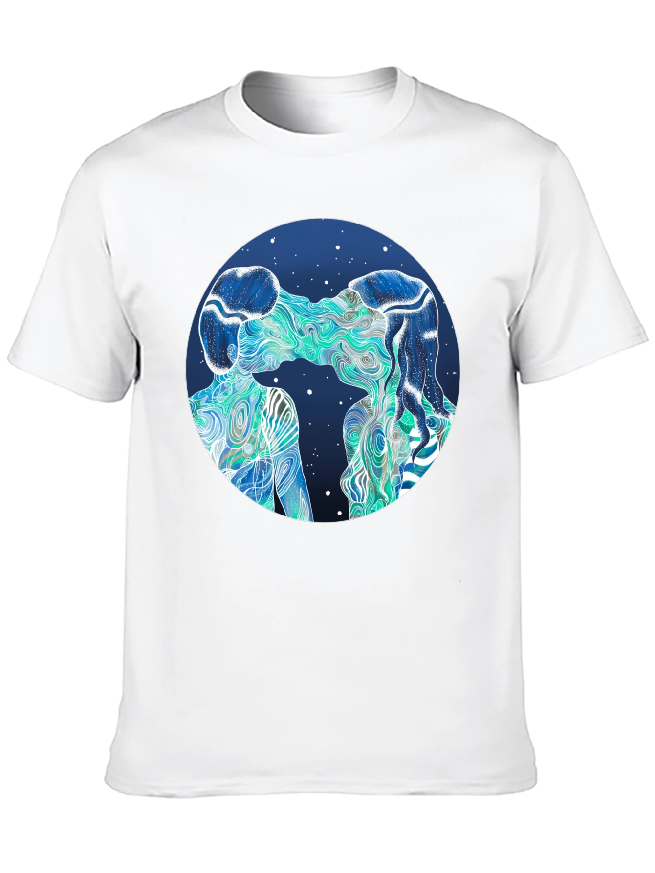 Abstract Lovers Graphic T-Shirt