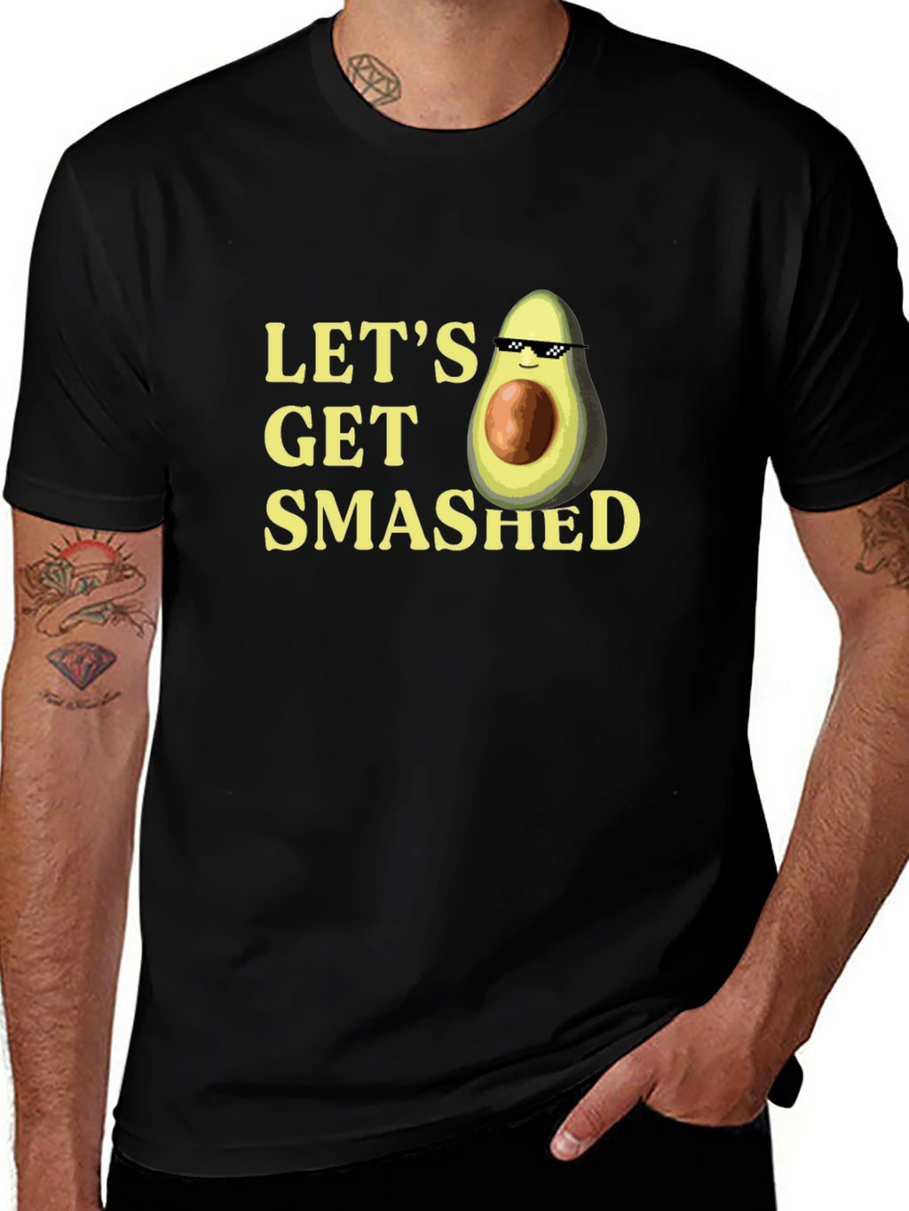 Lets Get Smashed Avocado T-Shirt