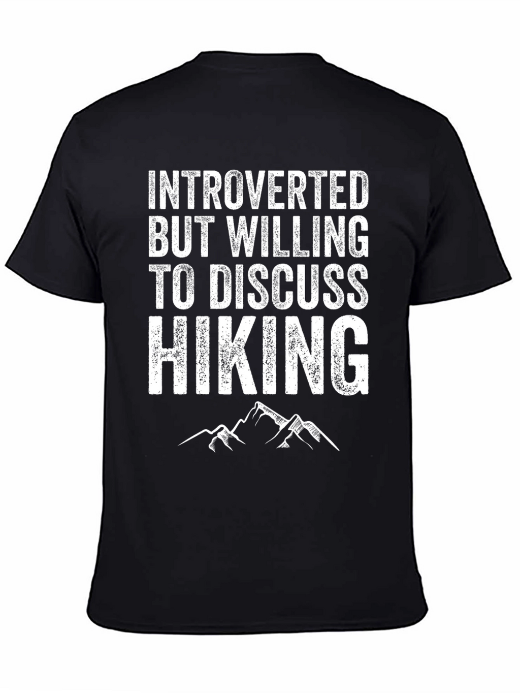 Introverted Hiking Graphic T-Shirt