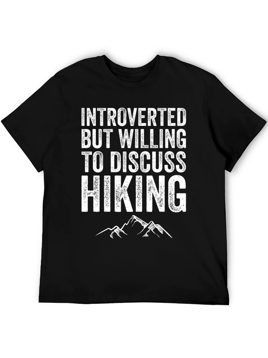 Introverted Hiking Graphic T-Shirt