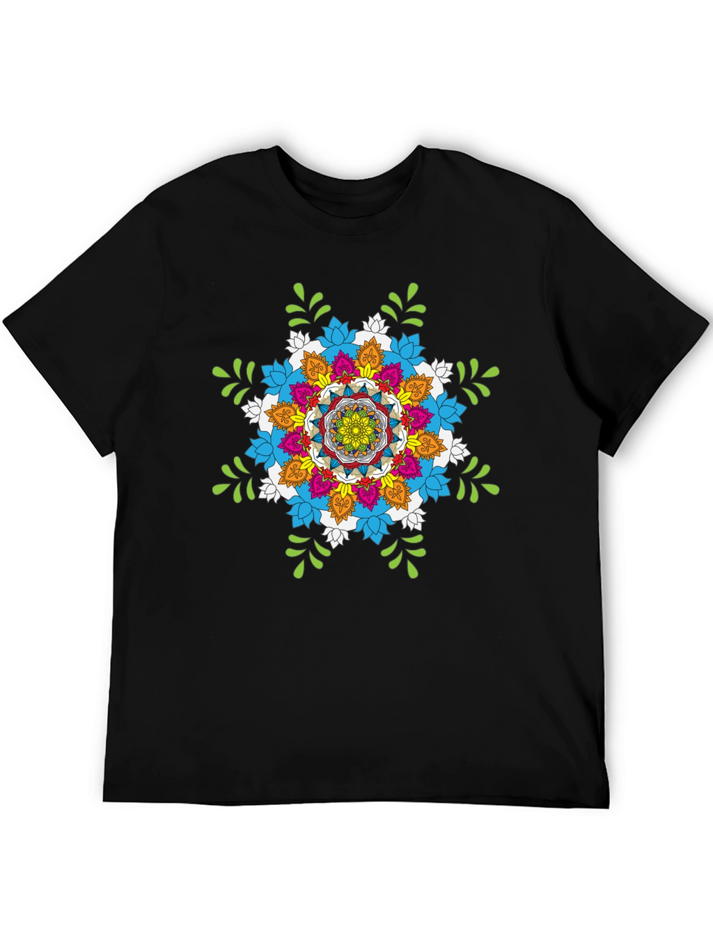 Vibrant Mandala Graphic T-Shirt