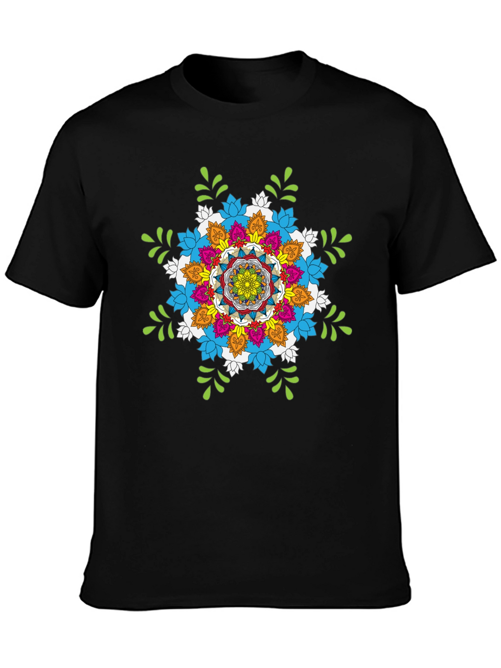 Vibrant Mandala Graphic T-Shirt