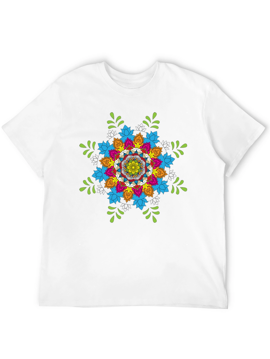 Vibrant Mandala Graphic T-Shirt
