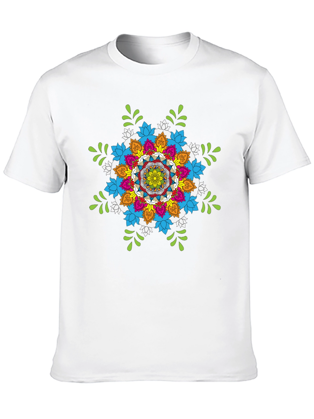 Vibrant Mandala Graphic T-Shirt
