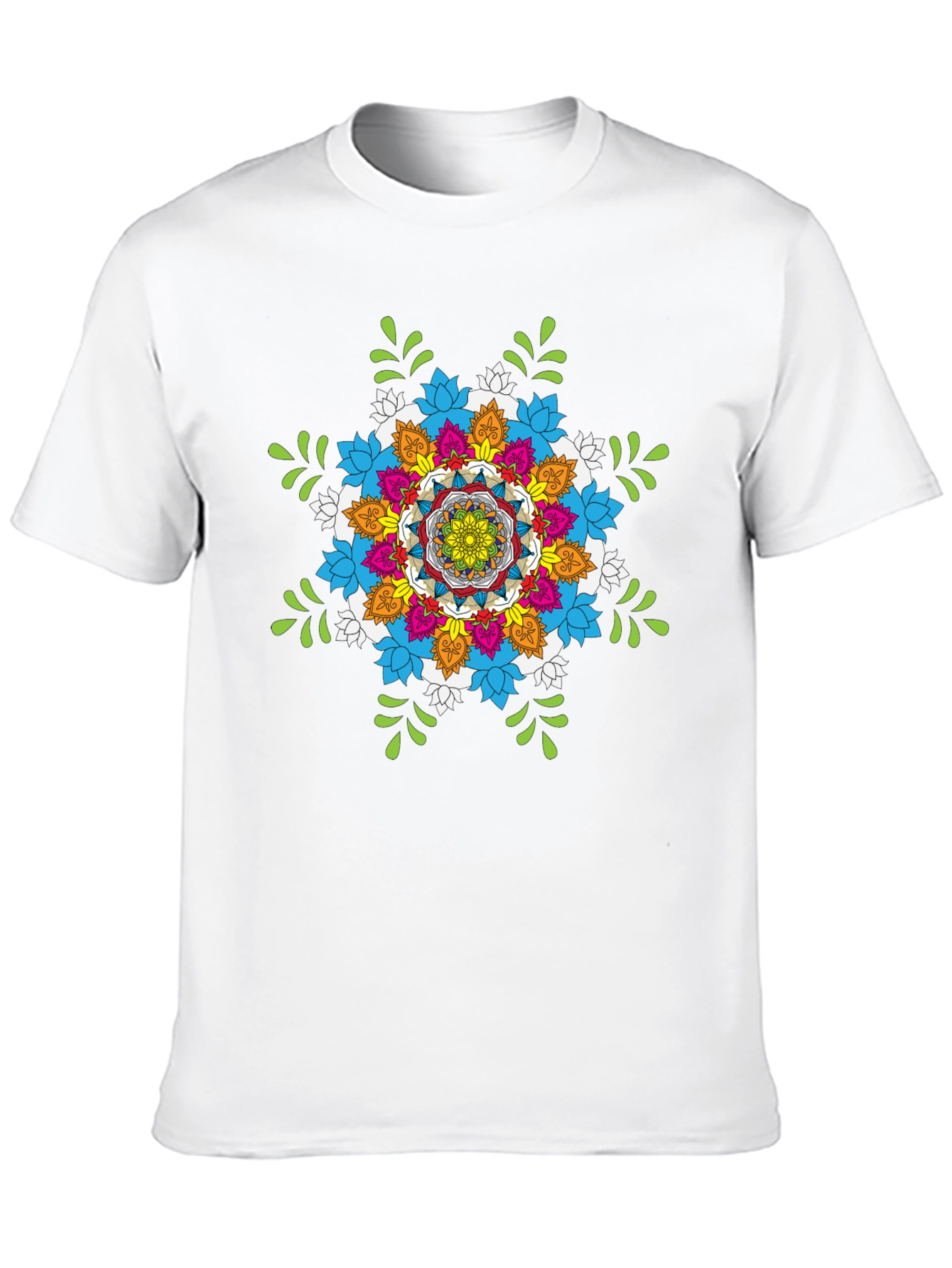Vibrant Mandala Graphic T-Shirt
