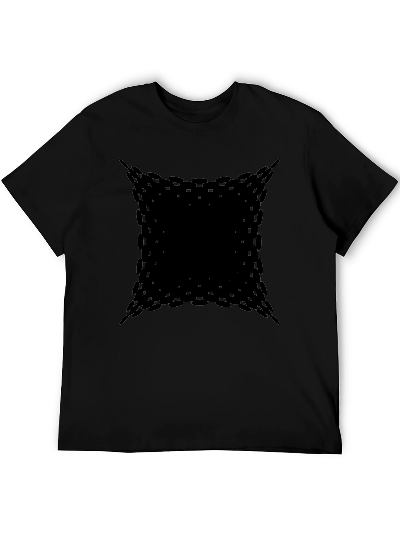 Modern Black Pattern Tee