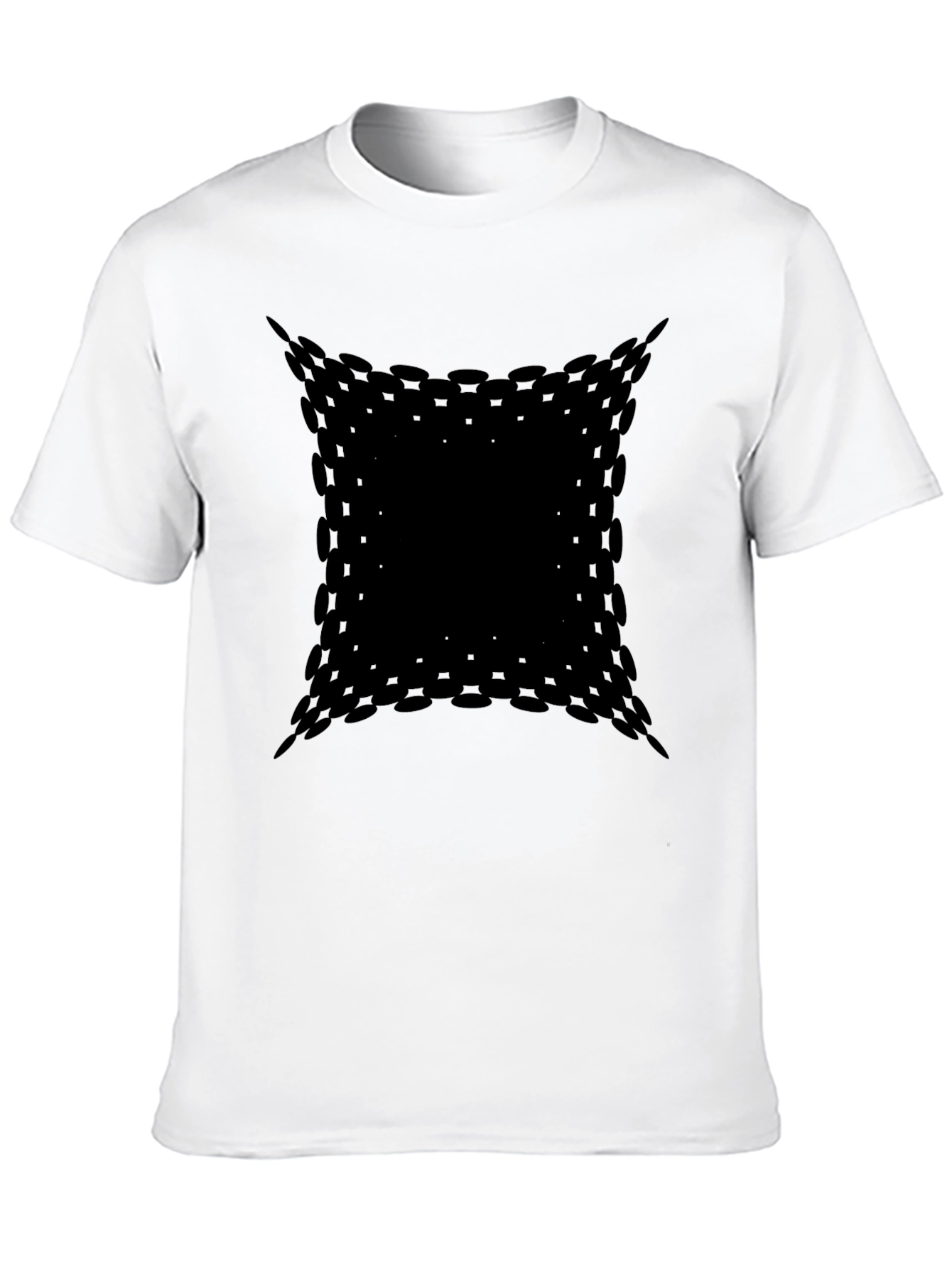 Modern Black Pattern Tee