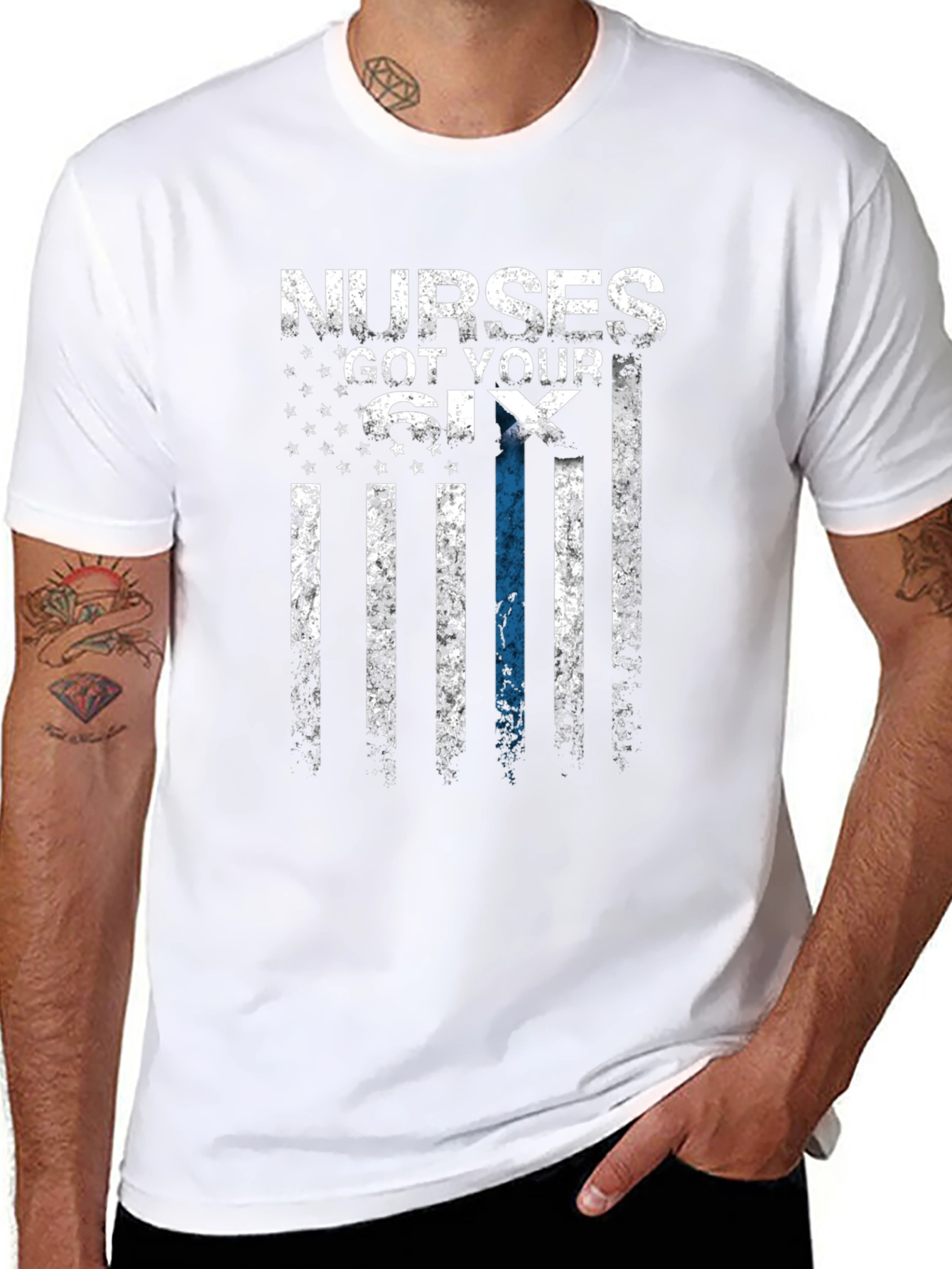 Nurses Got Your Six Graphic Tee