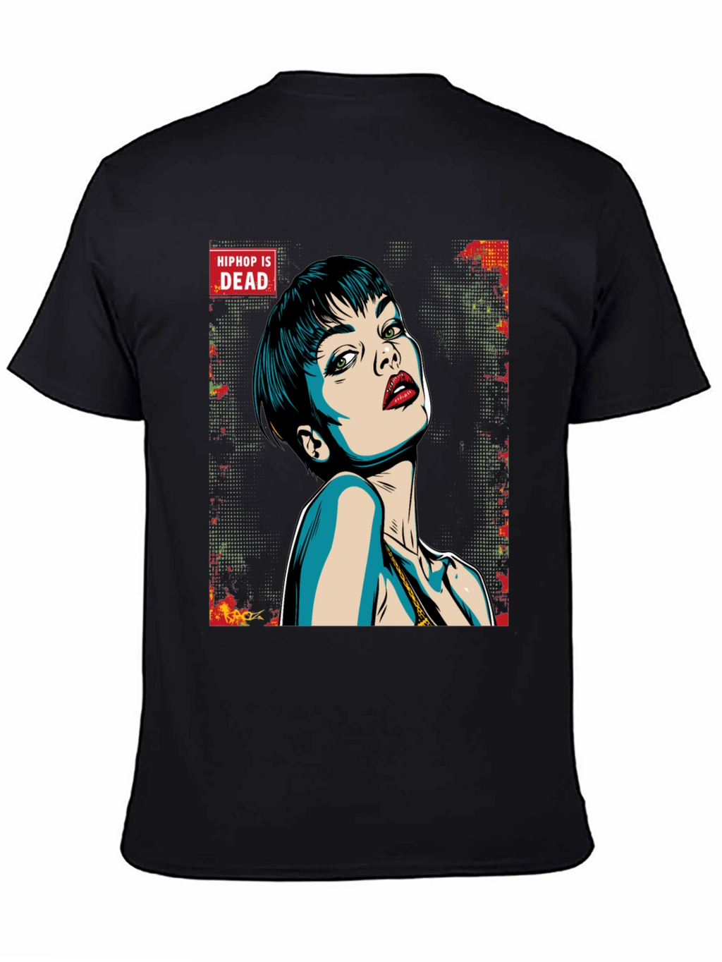 Edgy Graphic Tee - Hip Hop is Dead
