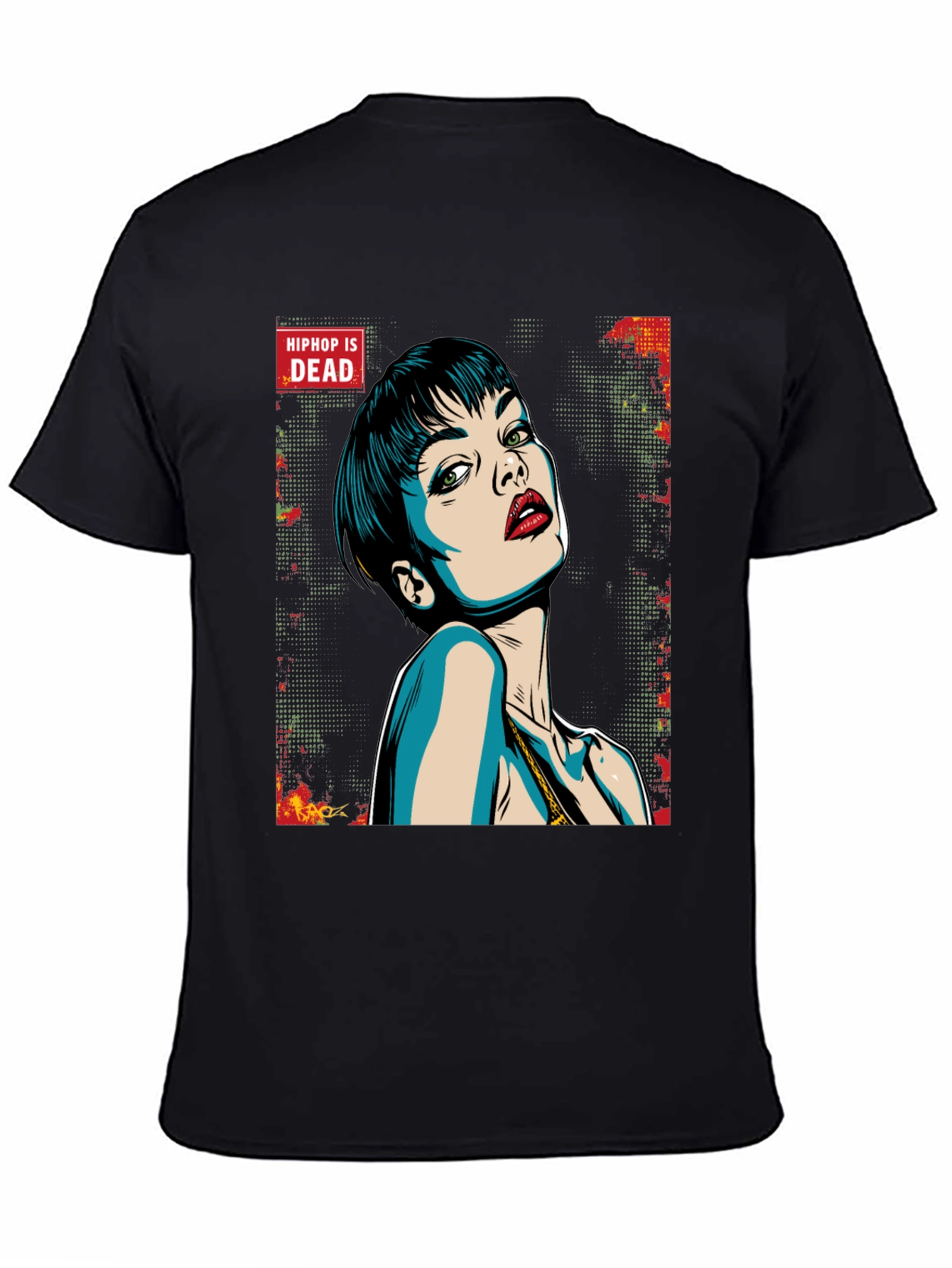 Edgy Graphic Tee - Hip Hop is Dead