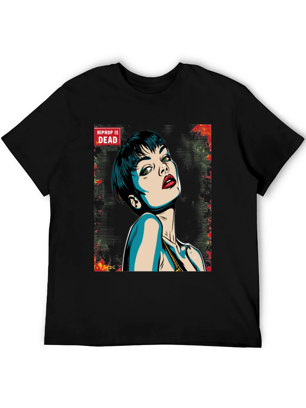 Edgy Graphic Tee - Hip Hop is Dead