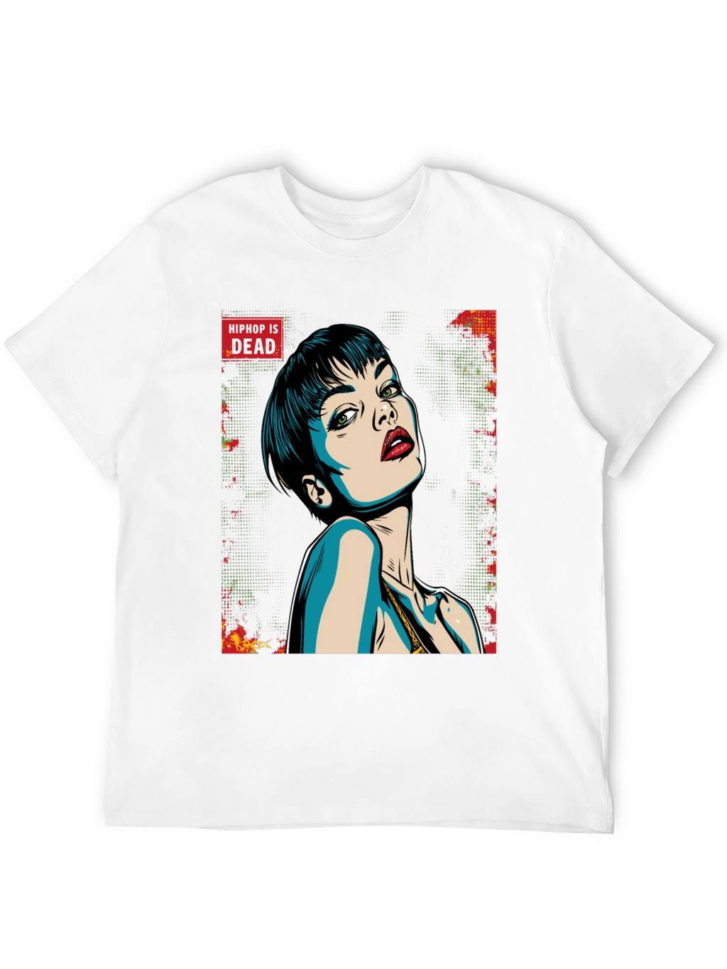 Edgy Graphic Tee - Hip Hop is Dead