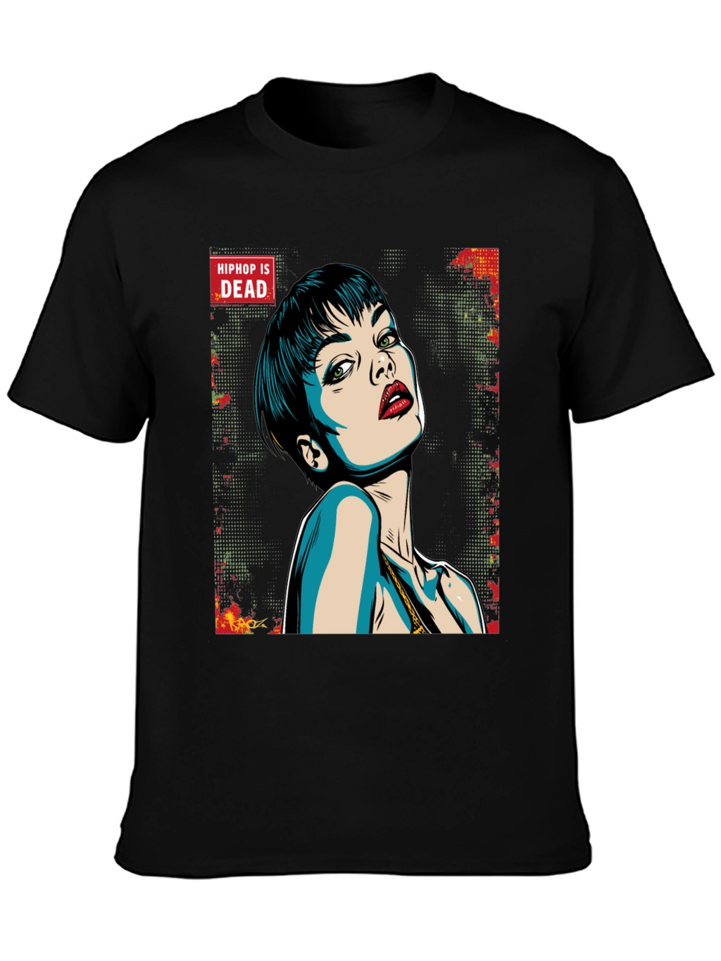 Edgy Graphic Tee - Hip Hop is Dead