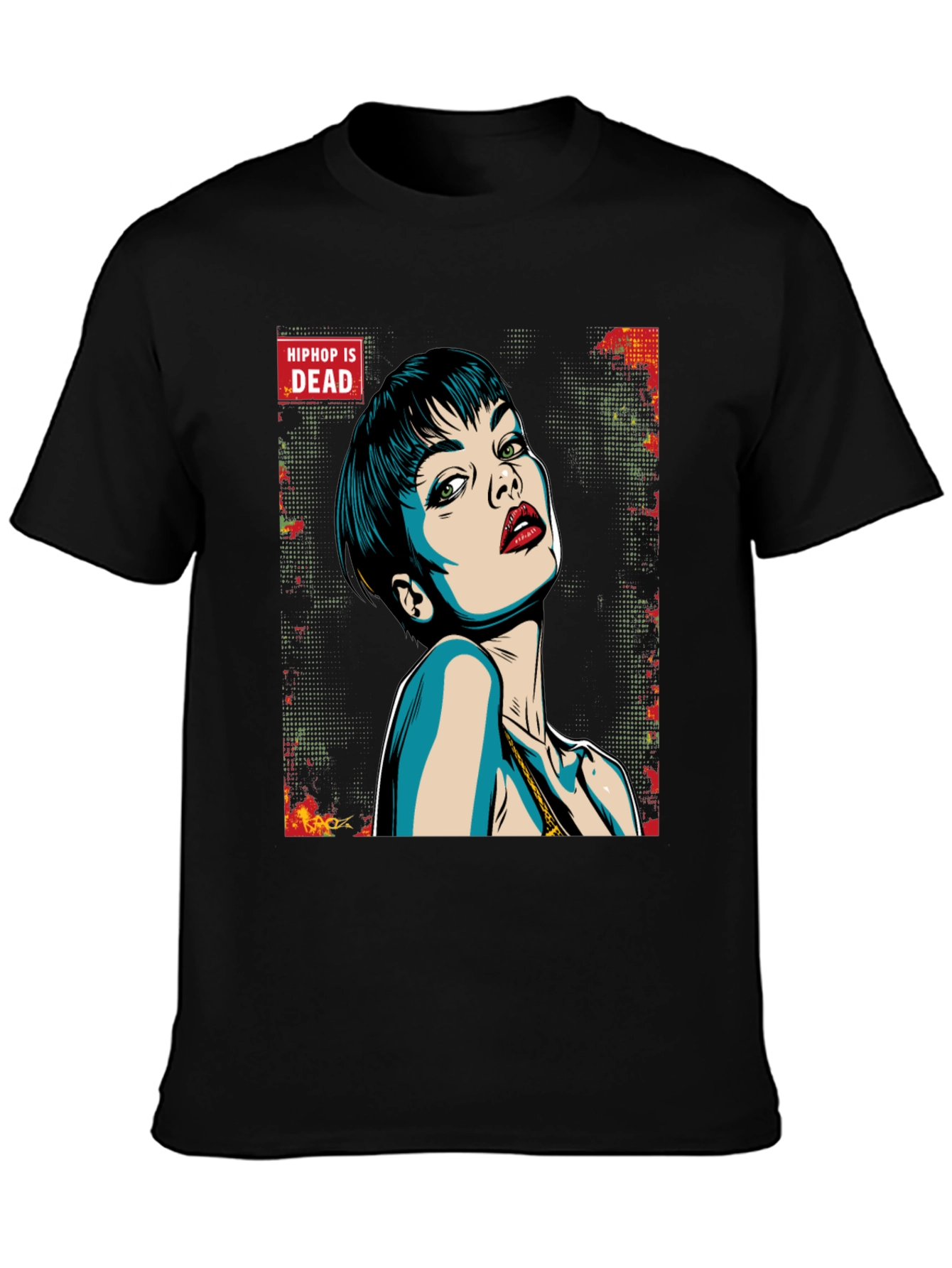 Edgy Graphic Tee - Hip Hop is Dead