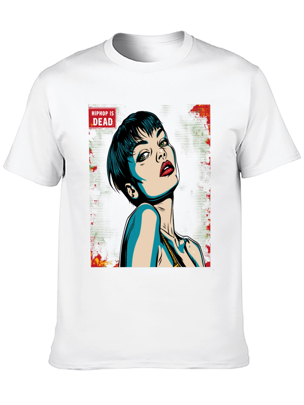 Edgy Graphic Tee - Hip Hop is Dead