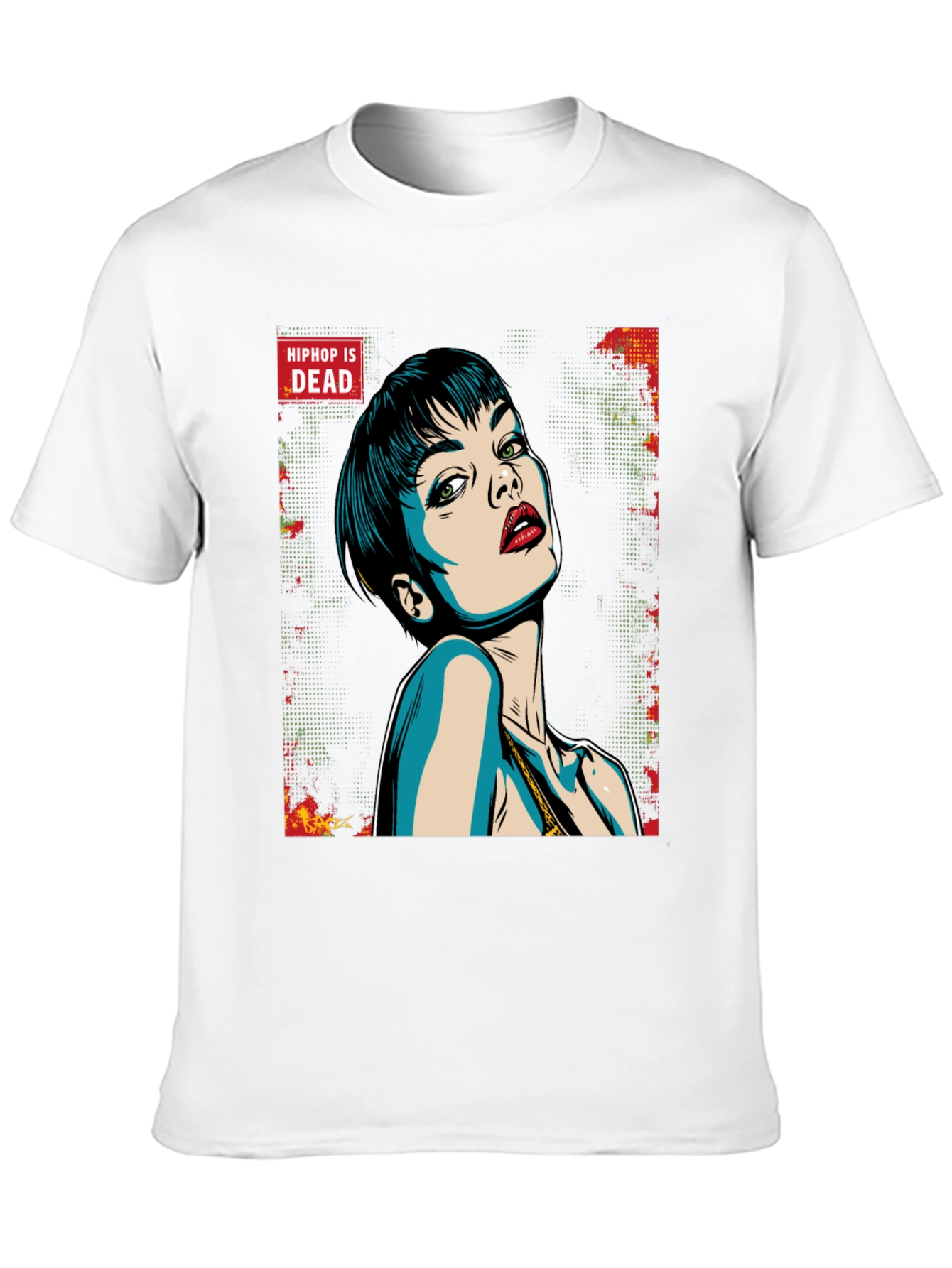 Edgy Graphic Tee - Hip Hop is Dead