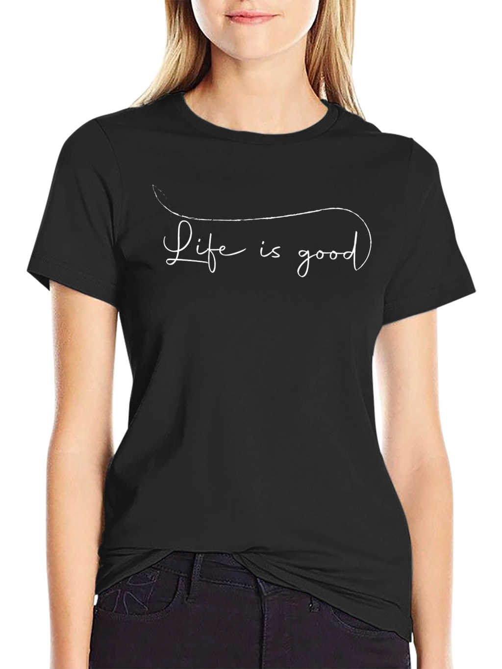 Life is Good T-Shirt - Black