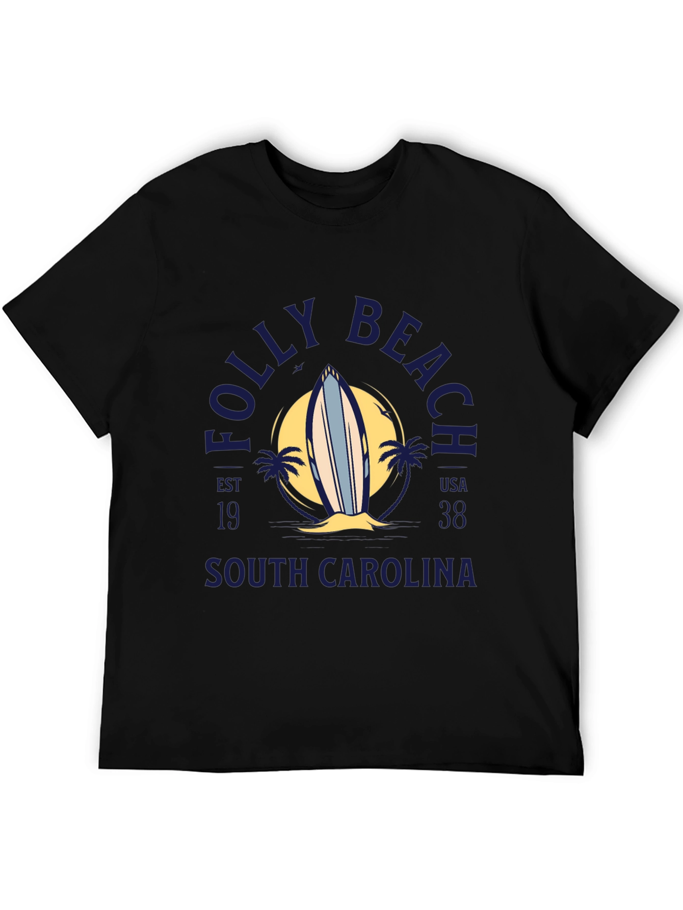Folly Beach South Carolina Surf T-Shirt