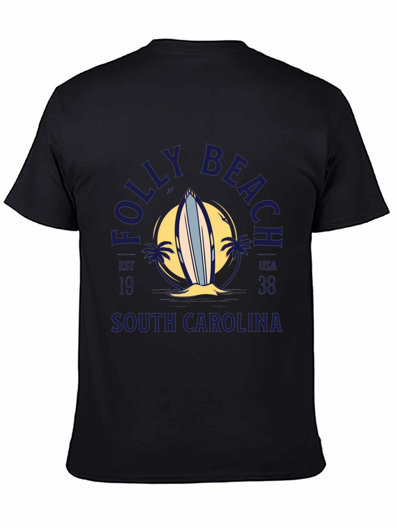 Folly Beach South Carolina Surf T-Shirt