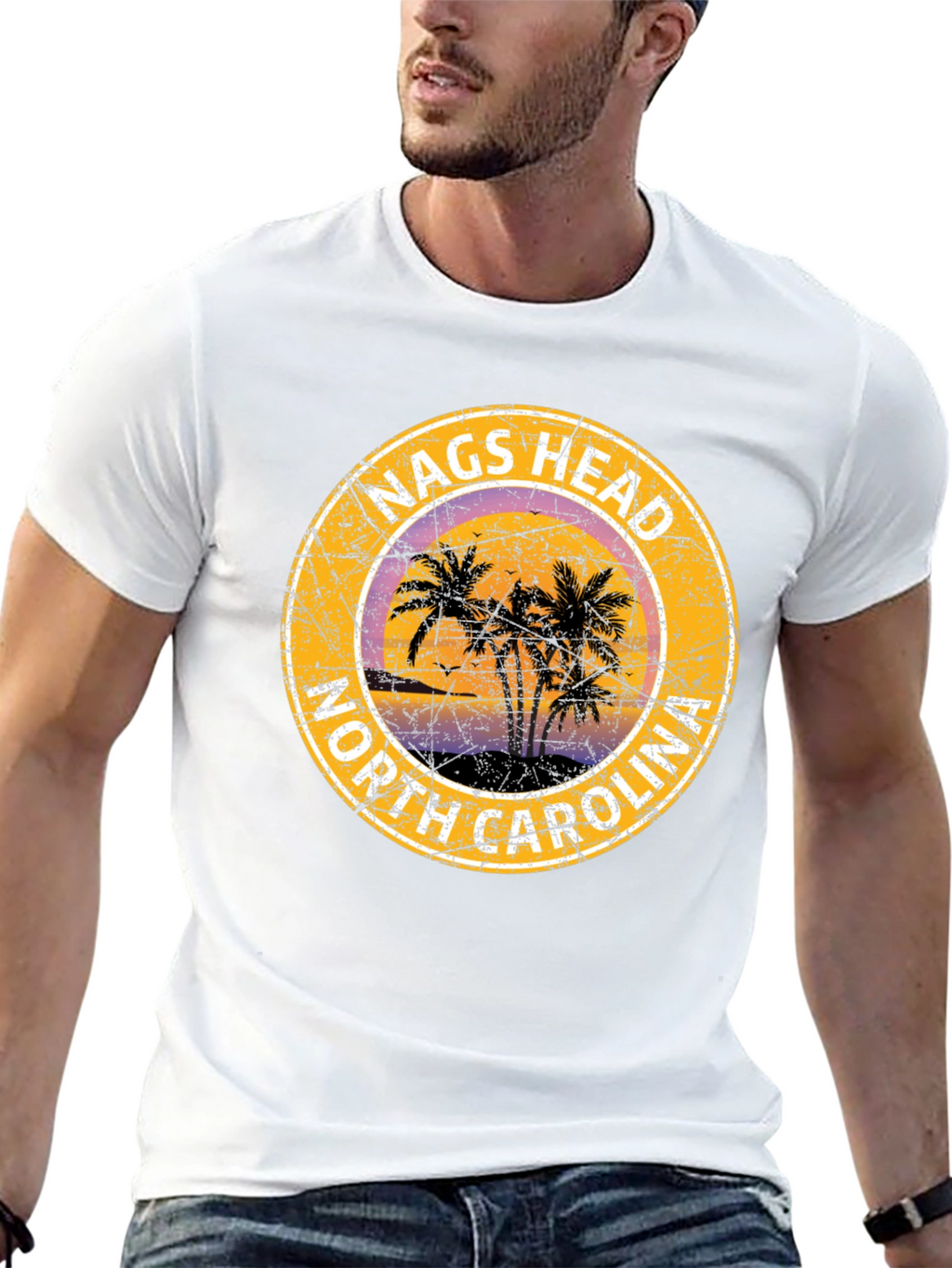 Nags Head North Carolina Palm Tee