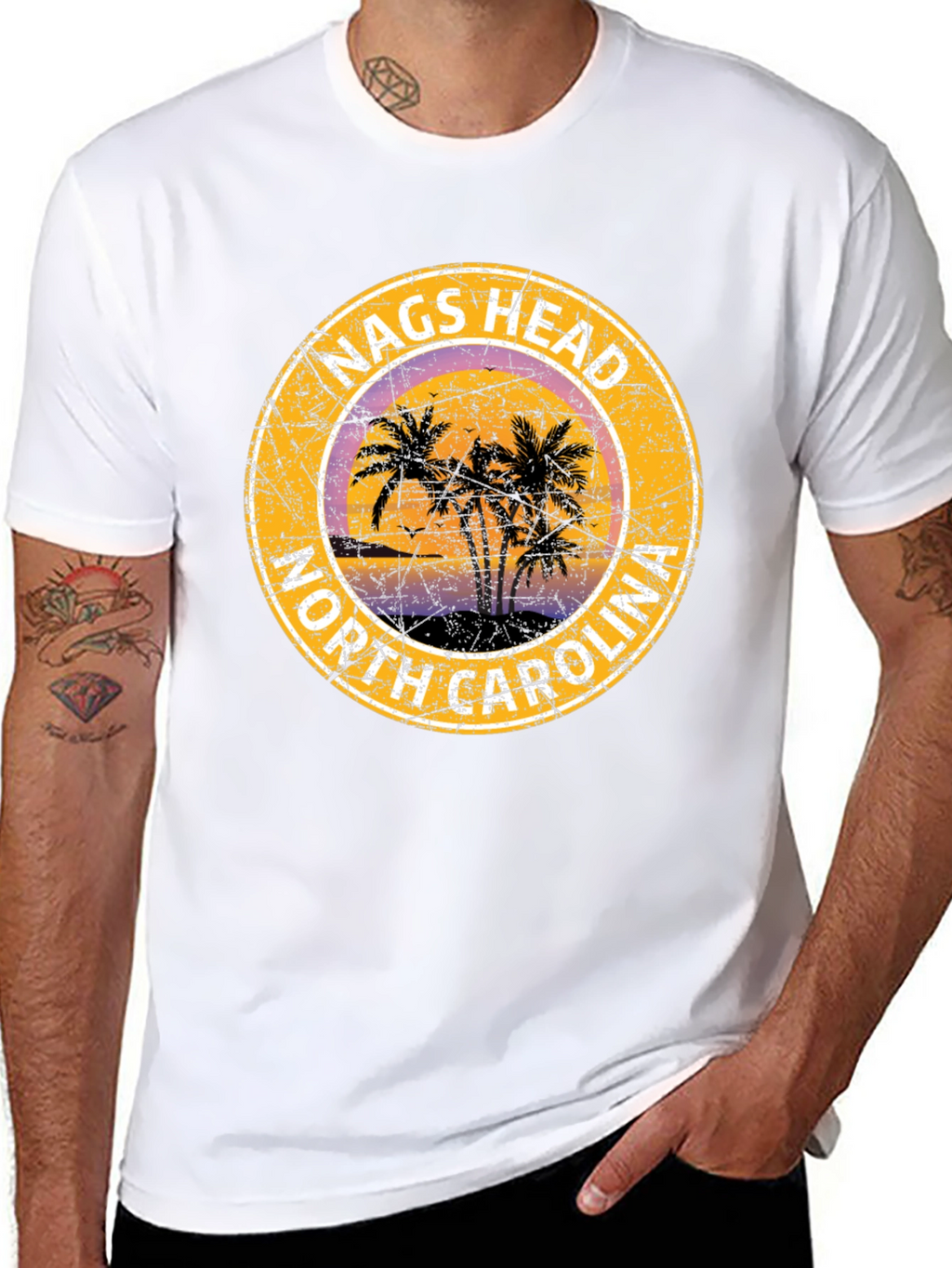 Nags Head North Carolina Palm Tee