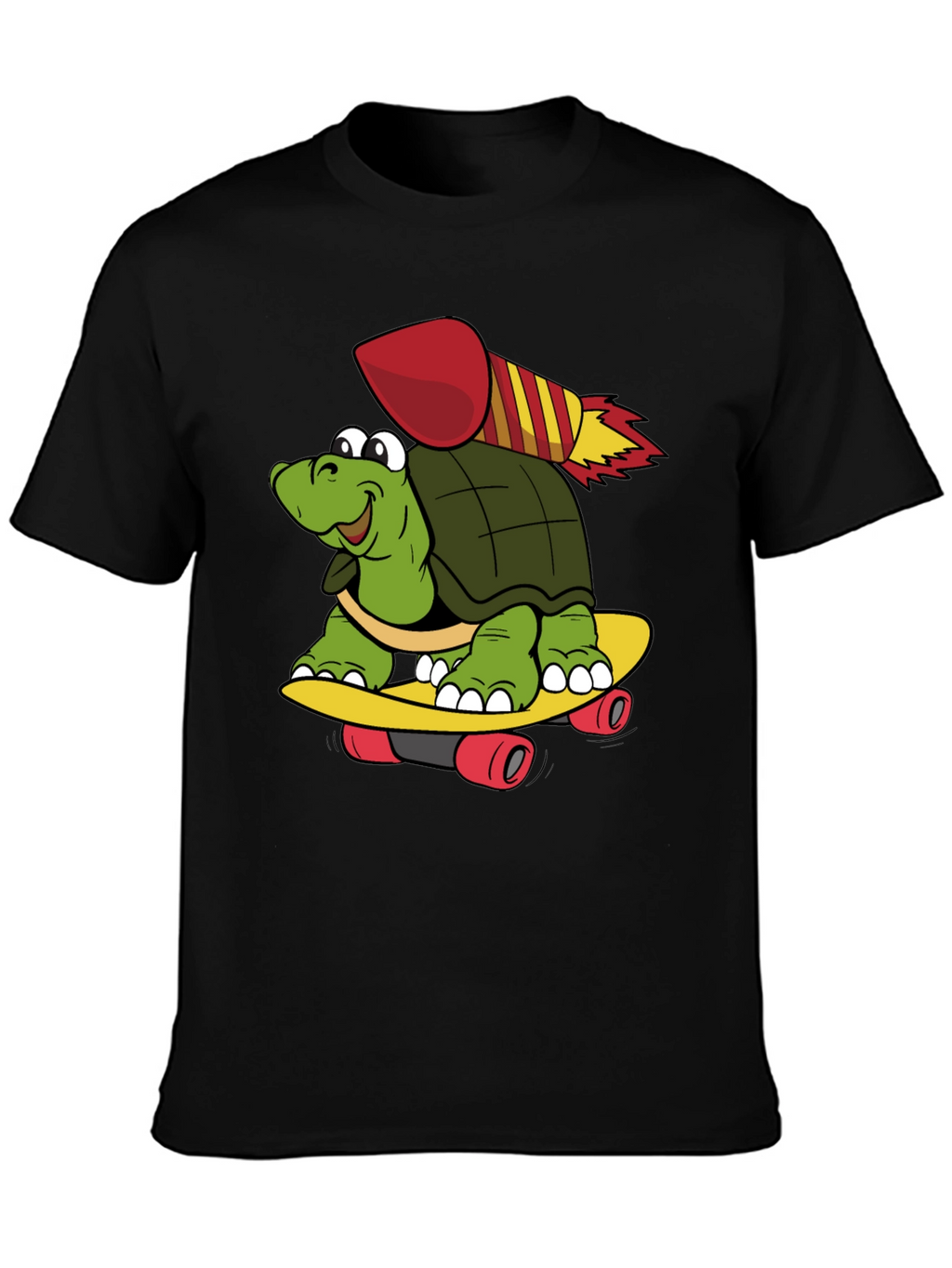 Turtle Skateboard Rocket T-Shirt