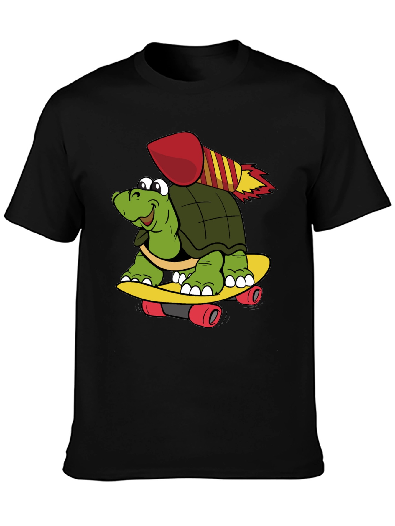 Turtle Skateboard Rocket T-Shirt