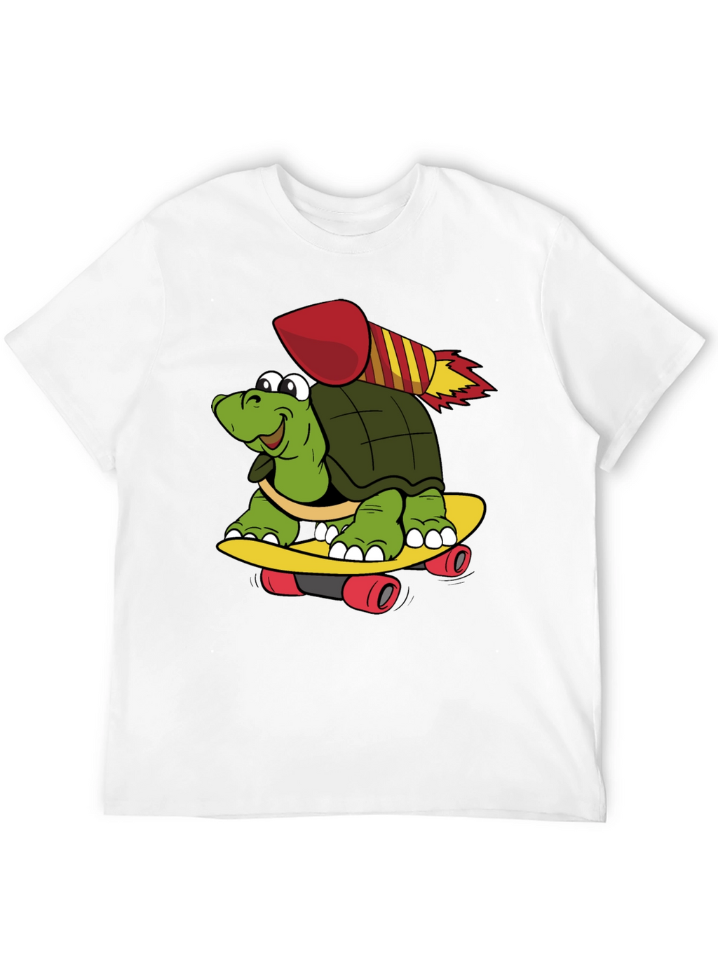 Turtle Skateboard Rocket T-Shirt