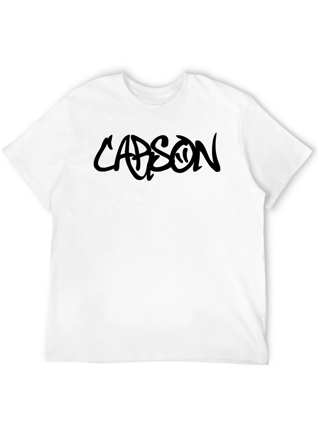 Carson Black Graphic Tee - Modern Streetwear T-Shirt