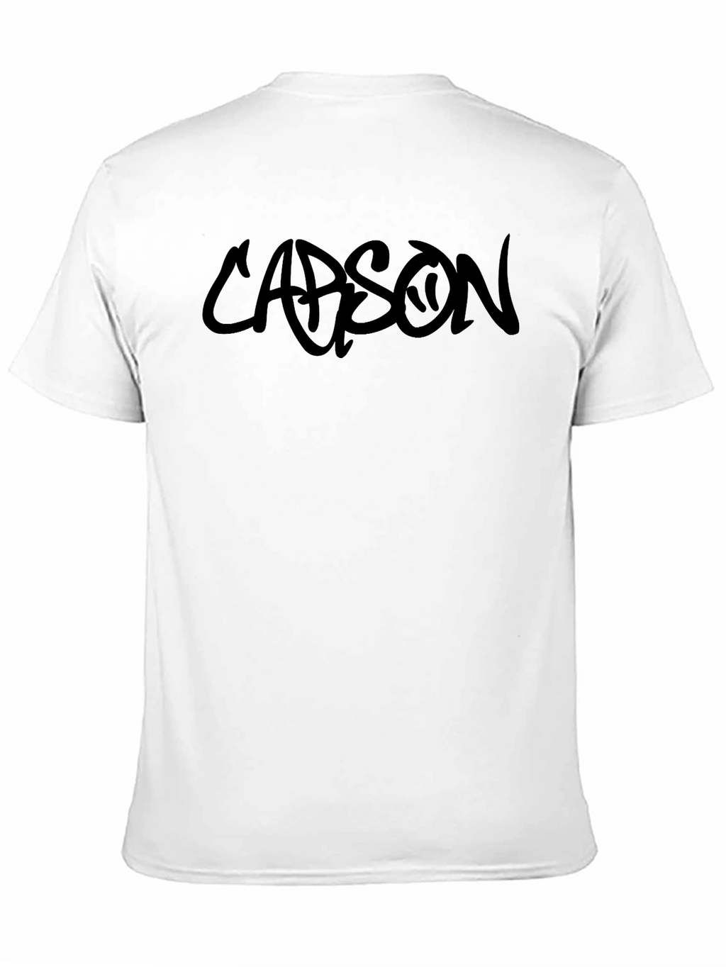 Carson Black Graphic Tee - Modern Streetwear T-Shirt
