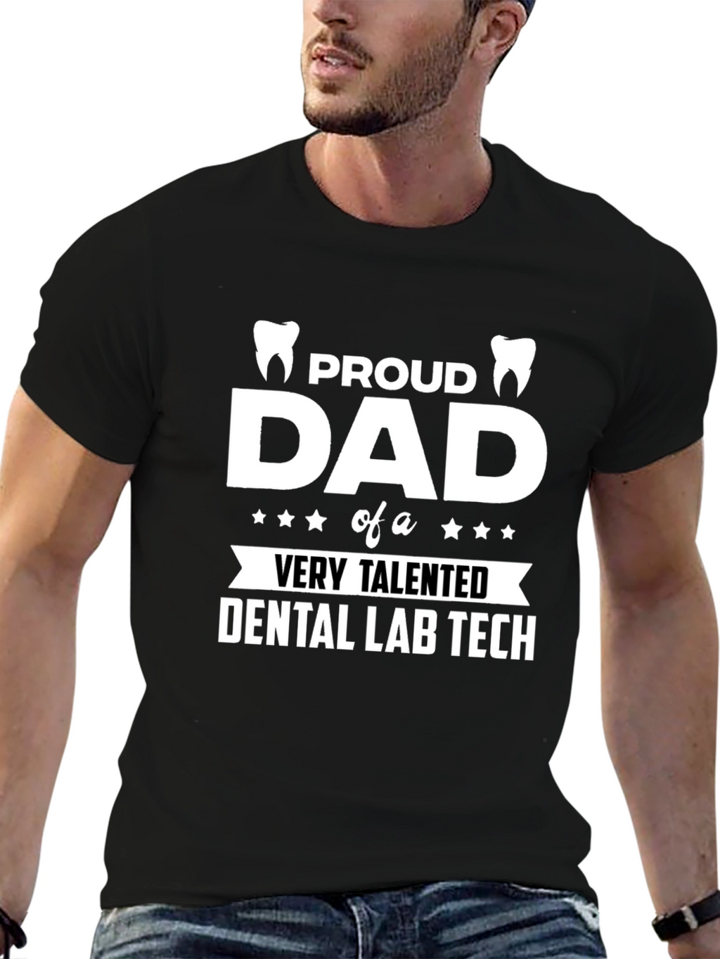 Proud Dad of a Dental Lab Tech T-Shirt
