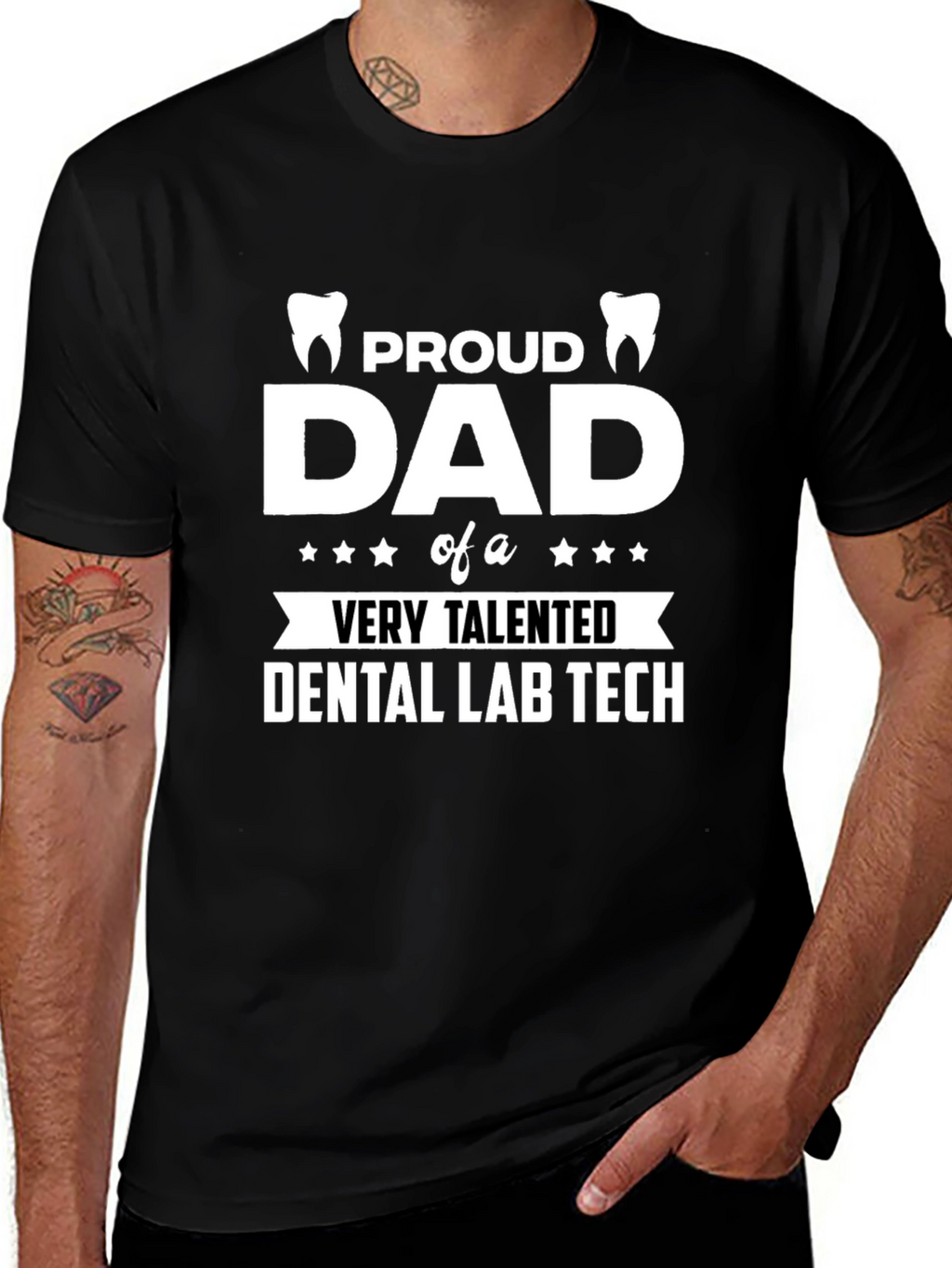 Proud Dad of a Dental Lab Tech T-Shirt