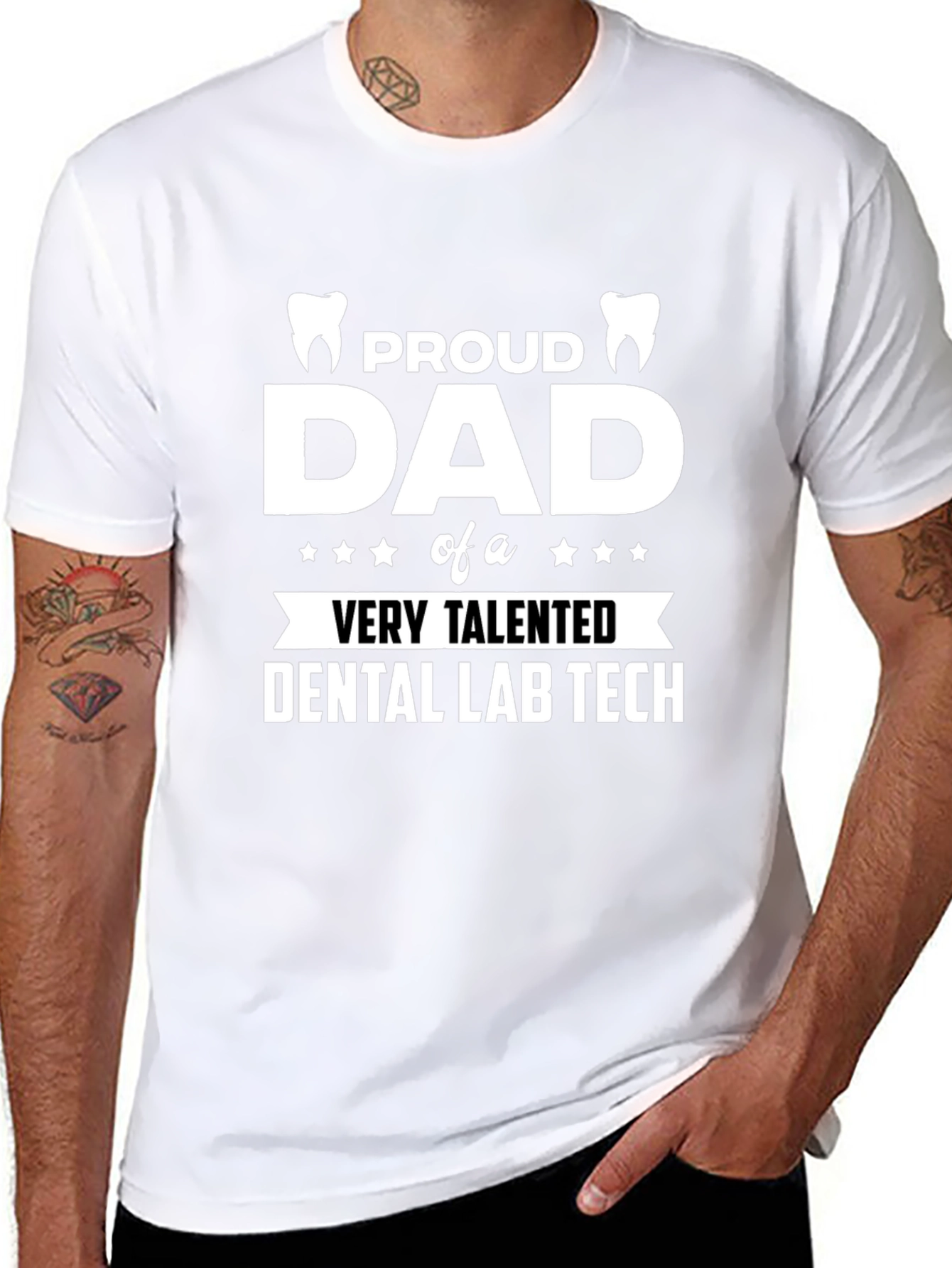 Proud Dad of a Dental Lab Tech T-Shirt