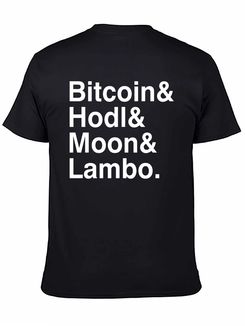 Bitcoin HODL Moon Lambo Crypto T-Shirt