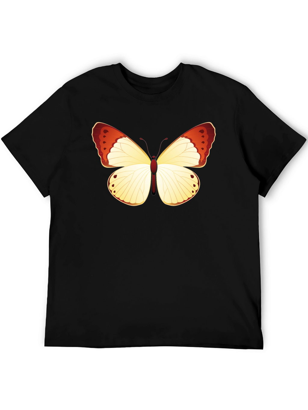 Butterfly Graphic T-Shirt - Black