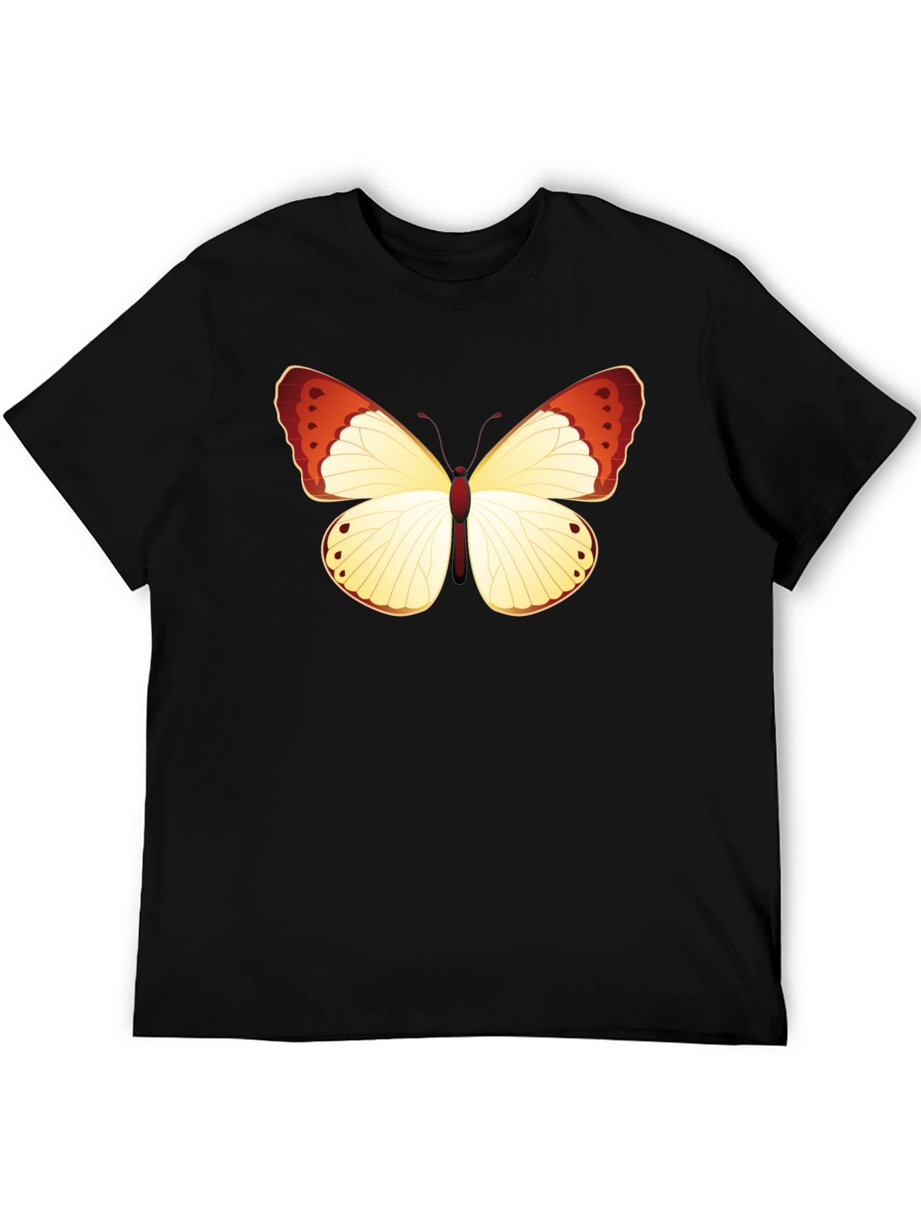 Butterfly Graphic T-Shirt - Black