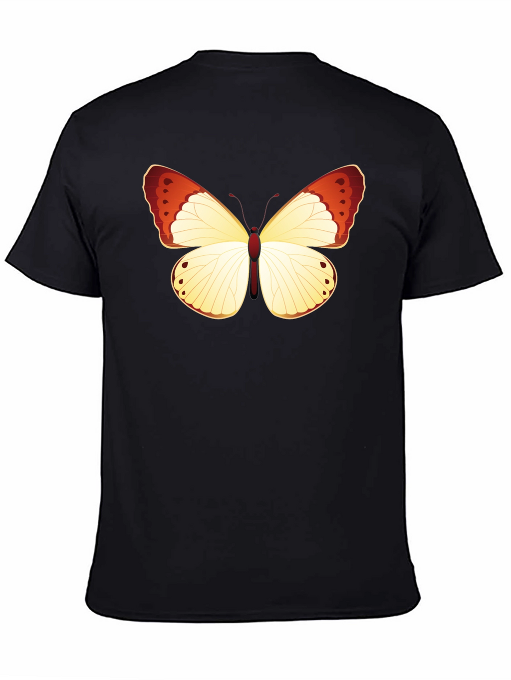 Butterfly Graphic T-Shirt - Black