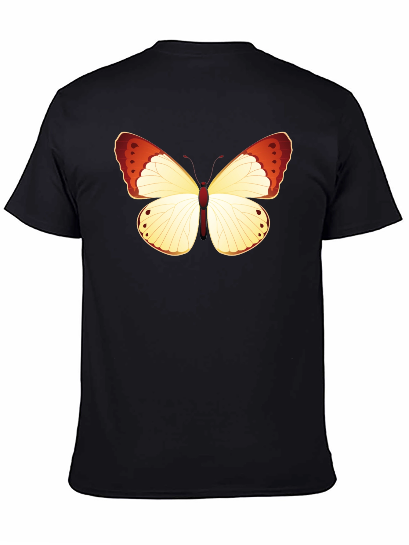 Butterfly Graphic T-Shirt - Black