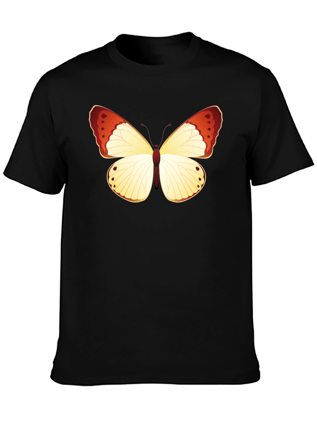 Butterfly Graphic T-Shirt - Black