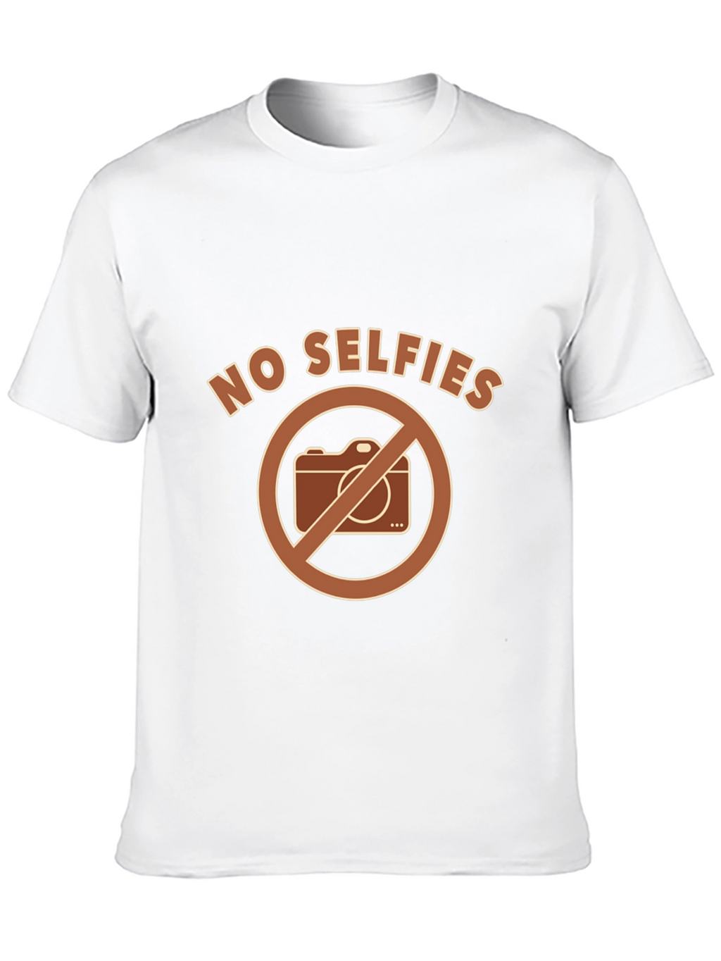 No Selfies T-Shirt - Camera Ban Design