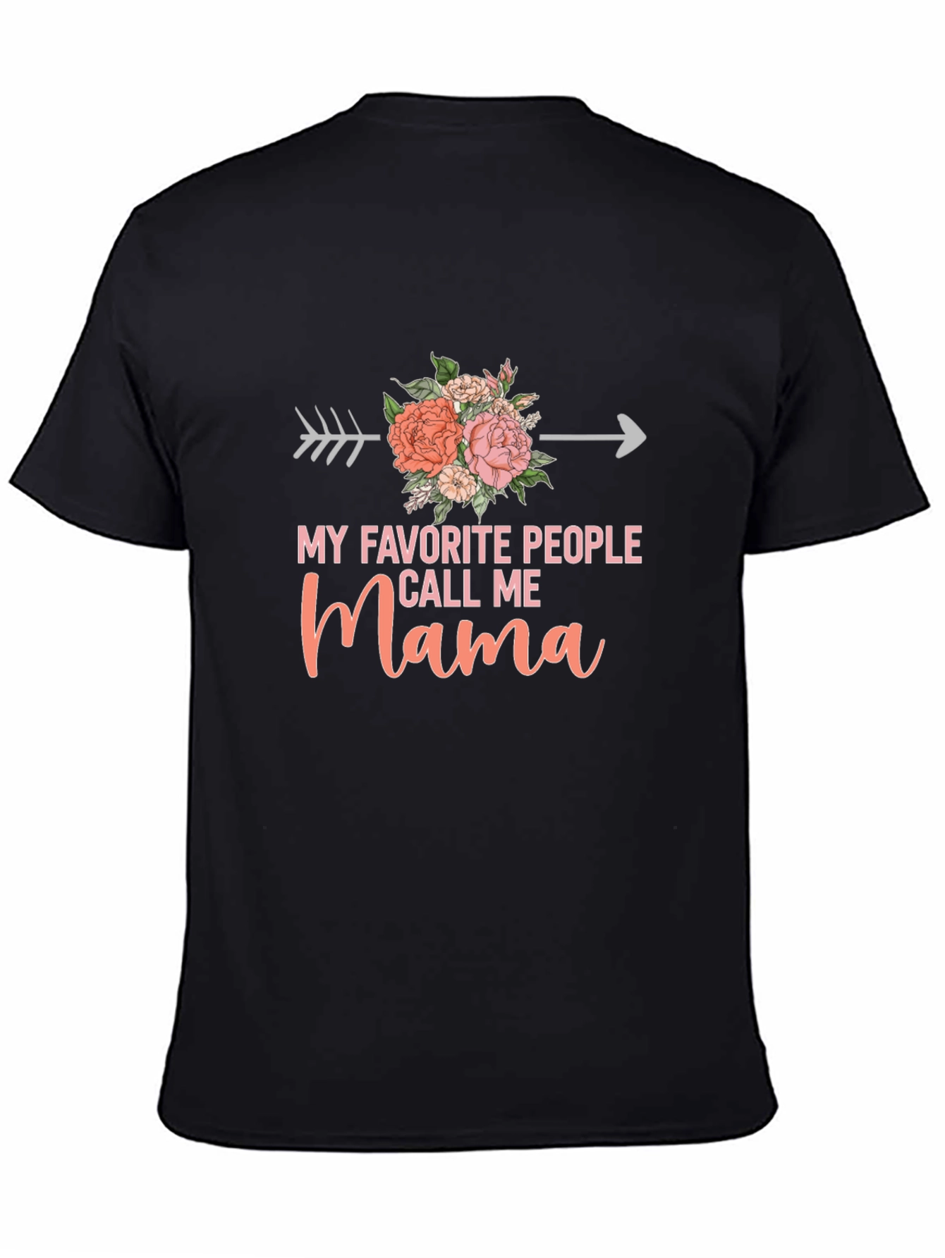 Mama Floral Arrow T-Shirt