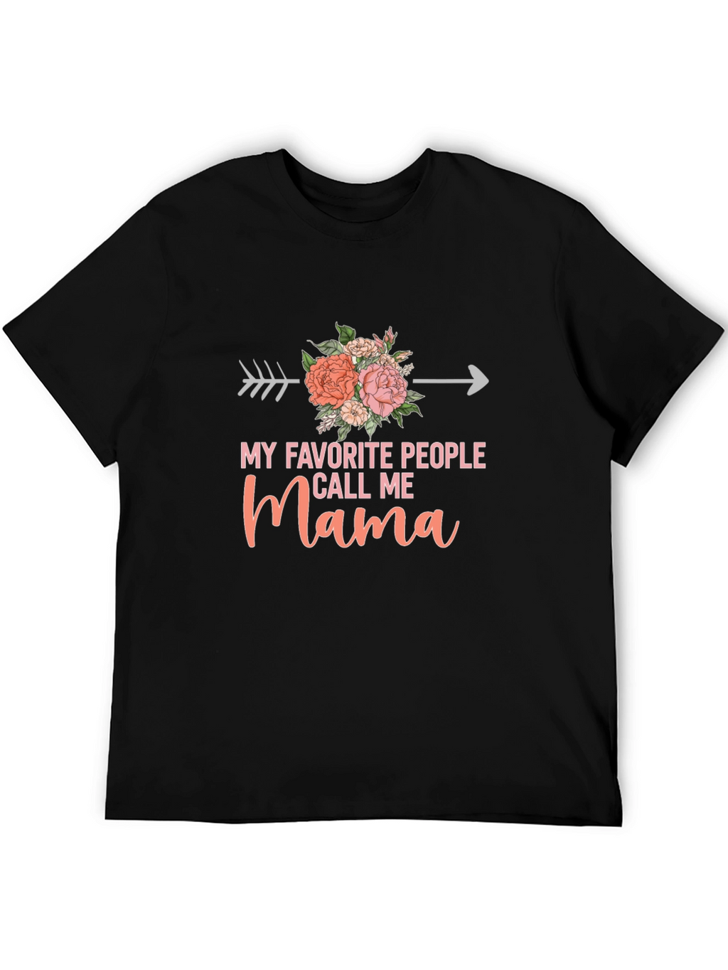 Mama Floral Arrow T-Shirt