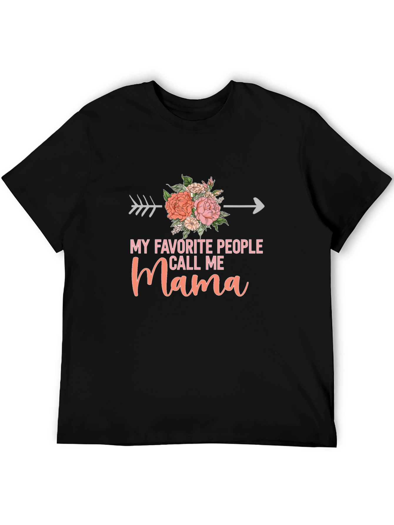 Mama Floral Arrow T-Shirt